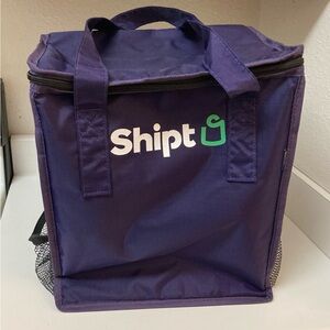 Shipt Insulated Food Grocery Delivery Bag Purple 15x13x8.5”